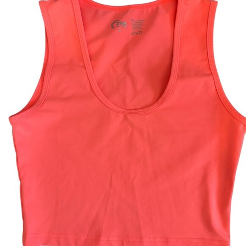 Zyia Active Sportswear Exercise Casual Top Flamingo Pink Size Medium